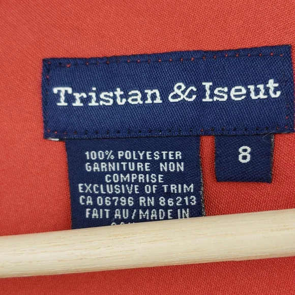 Tristan & Iseut  red/pink maxi sleeveless dress - Picture 4 of 7